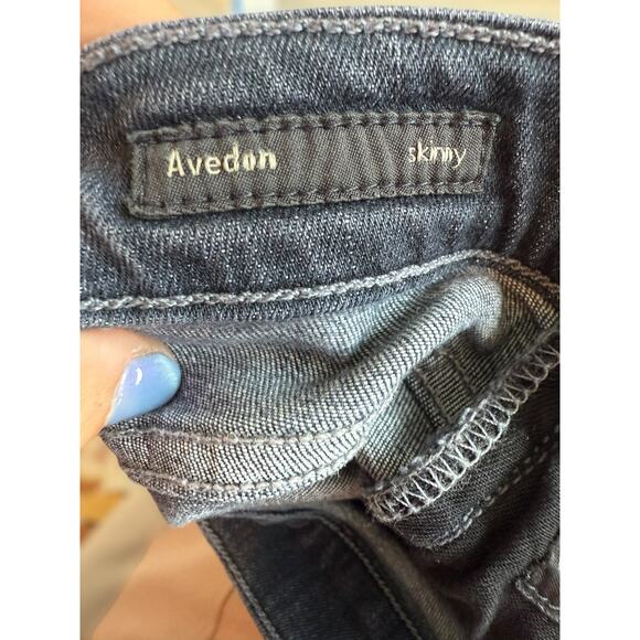 Citizens of Humanity Avedon Rocket High Rise Skinny Jeans Black Womens Size 25 - Picture 14 of 15